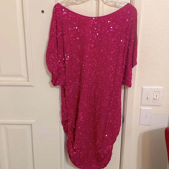 Aidan Mattox Beaded Jeweled Dress Sz 12 - Picture 4 of 6